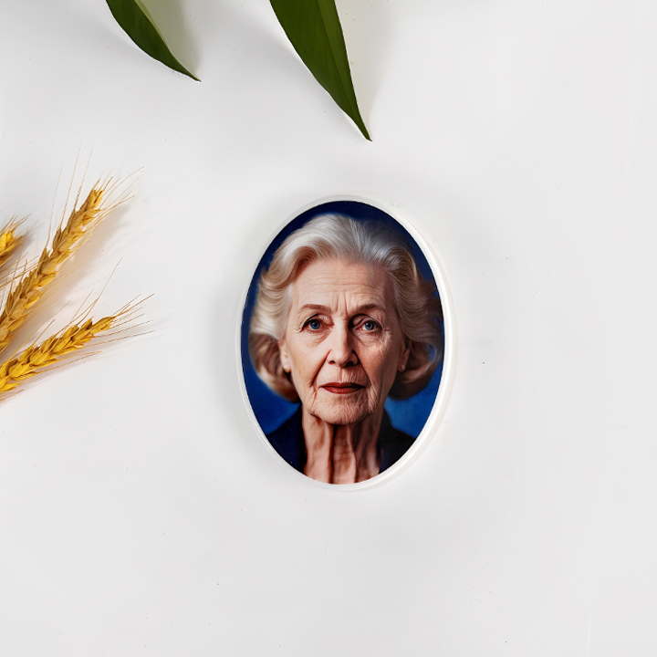 高温墓碑瓷像进口板椭圆